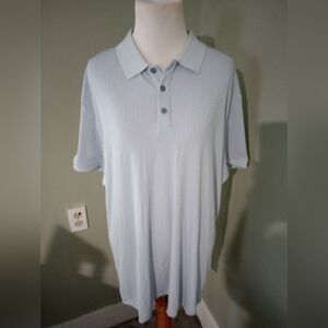 Light Blue Men's Polo Shirt Size L Large